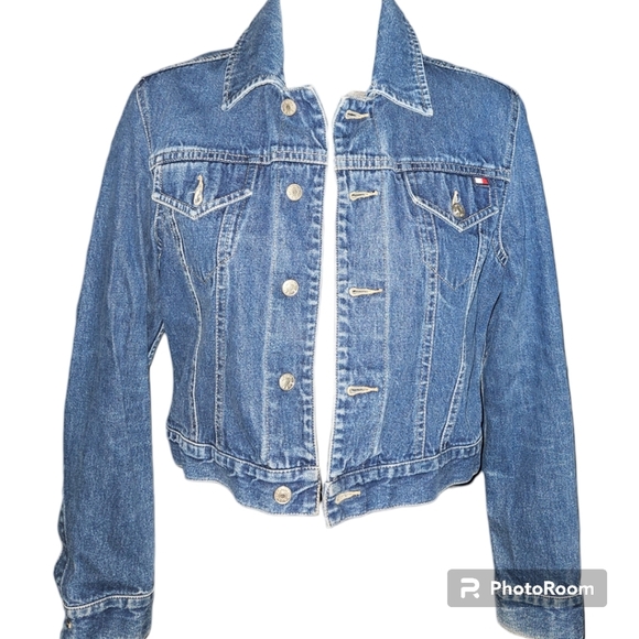 Classic Tommy Hilfiger Long Sleeve Jean Jacket - Picture 1 of 3
